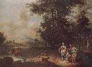 Johann Conrad Seekatz The Repudiation of Hagar France oil painting artist